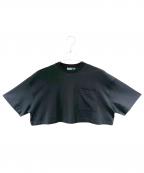 ）の古着「ポケットクロップドTシャツ」｜ブラック