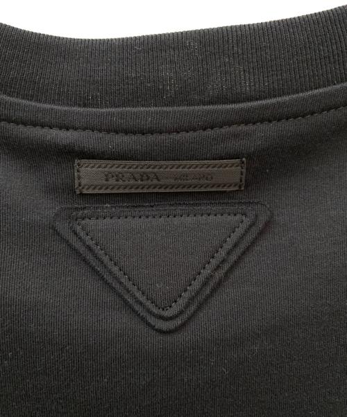 PRADA（プラダ）PRADA (プラダ) クロップドポケットTシャツ ブラック サイズ:XSの古着・服飾アイテム