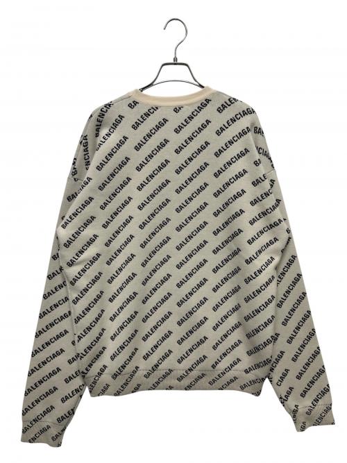 BALENCIAGA（バレンシアガ）BALENCIAGA (バレンシアガ) オールオーバーロゴニット アイボリー サイズ:XSの古着・服飾アイテム