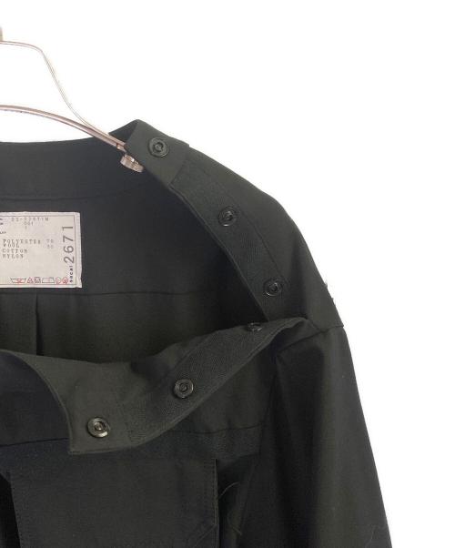 sacai（サカイ）sacai (サカイ) Suiting Mix Pullover ブラック サイズ:１の古着・服飾アイテム