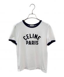CELINE（セリーヌ）の古着「ロゴTシャツ」｜ホワイト