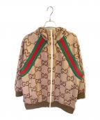 GUCCIグッチ）の古着「GGトラックジャケット」｜カーキ
