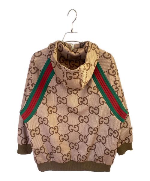 GUCCI（グッチ）GUCCI (グッチ) GGトラックジャケット カーキ サイズ:XXSの古着・服飾アイテム