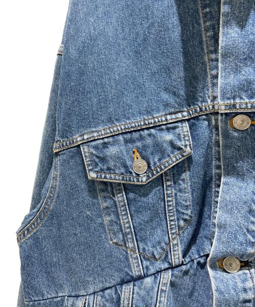 BALENCIAGA（バレンシアガ）BALENCIAGA (バレンシアガ) Panelled Swing Denim Jacket/スウィングシルエットデニムジャケット インディゴ サイズ:34の古着・服飾アイテム