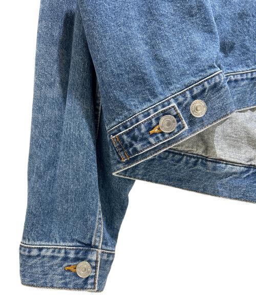 BALENCIAGA（バレンシアガ）BALENCIAGA (バレンシアガ) Panelled Swing Denim Jacket/スウィングシルエットデニムジャケット インディゴ サイズ:34の古着・服飾アイテム