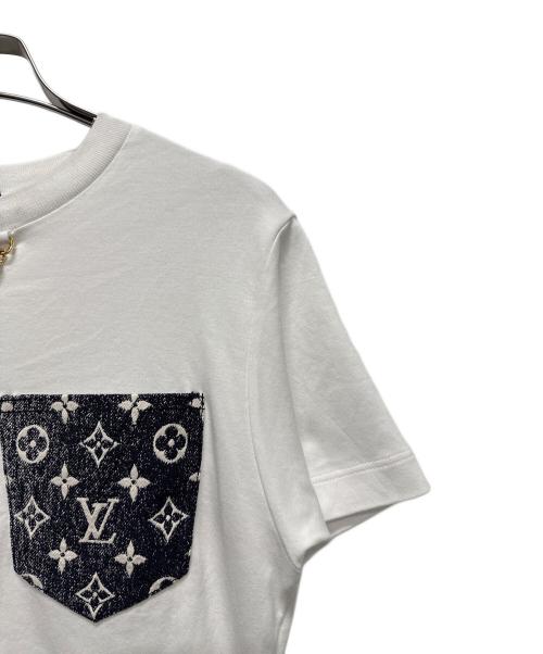 LOUIS VUITTON（ルイ ヴィトン）LOUIS VUITTON (ルイ ヴィトン) 23SS モノグラムジャガードポケットTシャツ ホワイト サイズ:XSの古着・服飾アイテム