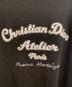 中古・古着 Dior (ディオール) 20SS ATELIER KNIT CREW SWEATER /アトリエロゴ刺繍 クルーネックセーター ブラック サイズ:L：60000円