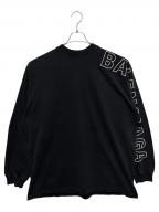 BALENCIAGAバレンシアガ）の古着「Outline Long Sleeve T-Shirt 23年製」｜ブラック