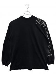 BALENCIAGA（バレンシアガ）の古着「Outline Long Sleeve T-Shirt 23年製」｜ブラック