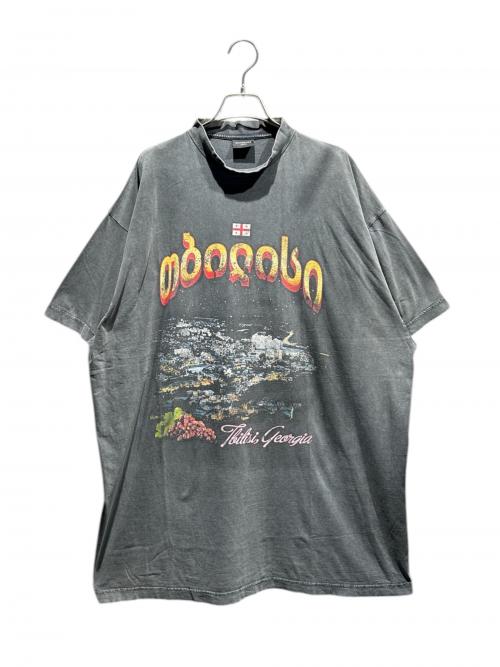 BALENCIAGA（バレンシアガ）BALENCIAGA (バレンシアガ) プリントTシャツ/811688 TRVQ7 グレー サイズ:4の古着・服飾アイテム