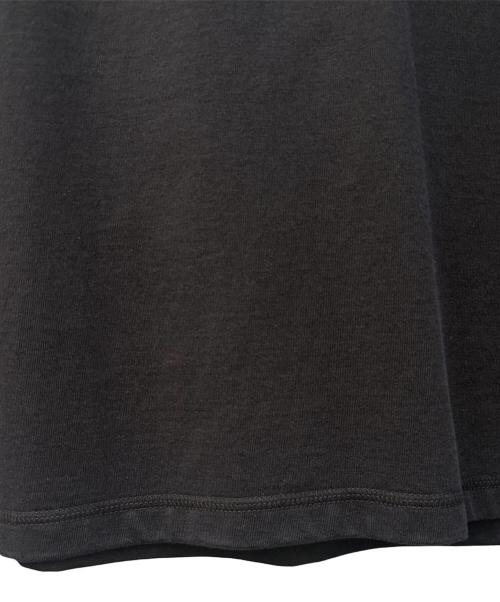 HERMES（エルメス）HERMES (エルメス) ロゴTシャツ/LA PROMENADE DU MATINロ/朝の散歩 ブラック サイズ:34の古着・服飾アイテム