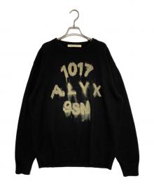 1017 ALYX 9SM（テンセブンティーン アリクス ナインエスエム）の古着「フロントロゴニット」｜ブラック