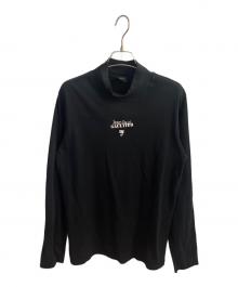 Jean Paul GAULTIER（ジャンポールゴルチェ）の古着「モックネックロゴカットソー」｜ブラック