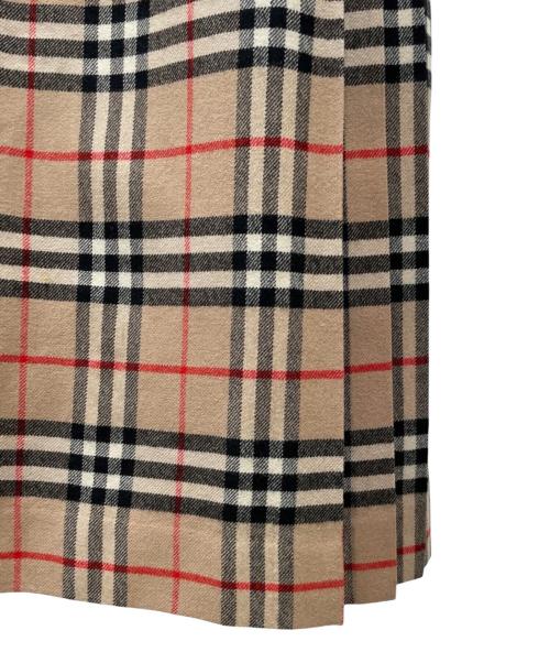 Burberry's（バーバリー）Burberry's (バーバリー) ラップスカート/ノバチェックスカート カーキ サイズ:Ｌの古着・服飾アイテム