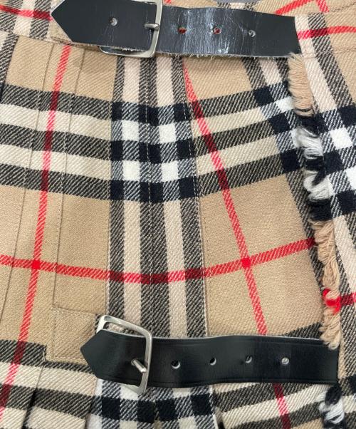 Burberry's（バーバリーズ）Burberry's (バーバリーズ) ラップスカート ベージュ サイズ:不明の古着・服飾アイテム