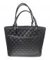 CHANEL (シャネル) カンボンライン　ラージトートバッグ/ブラック ブラック：320000円