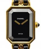 CHANELシャネル）の古着「Premiere L プルミエール L Ref.H0001 20mm 黒文字盤」｜ブラックダイヤル