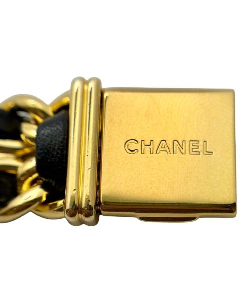 CHANEL（シャネル）CHANEL (シャネル) Premiere L プルミエール L Ref.H0001 20mm 黒文字盤 ブラックダイヤル サイズ:L/20mm/16cmの古着・服飾アイテム