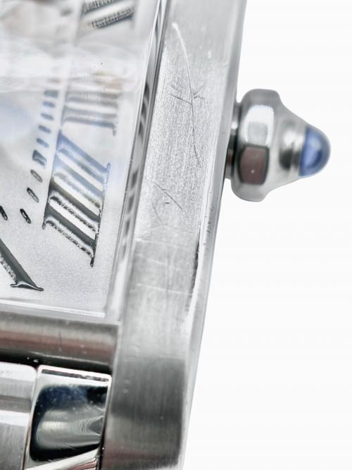 Cartier（カルティエ）Cartier (カルティエ) Tank Francaise SM タンクフランセーズ SM Ref.W51008Q3 20mm アイボリー文字盤 アイボリーダイヤル サイズ:SM/20mm/14.5㎝の古着・服飾アイテム