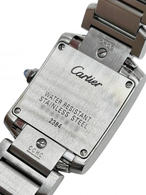 Cartier（カルティエ）Cartier (カルティエ) Tank Francaise SM タンクフランセーズ SM Ref.W51008Q3 20mm アイボリー文字盤 アイボリーダイヤル サイズ:SM/20mm/14.5㎝の古着・服飾アイテム