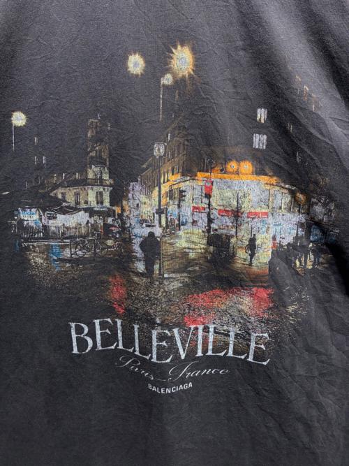 BALENCIAGA（バレンシアガ）BALENCIAGA (バレンシアガ) BELLEVILLE Tシャツ ブラック サイズ:3の古着・服飾アイテム