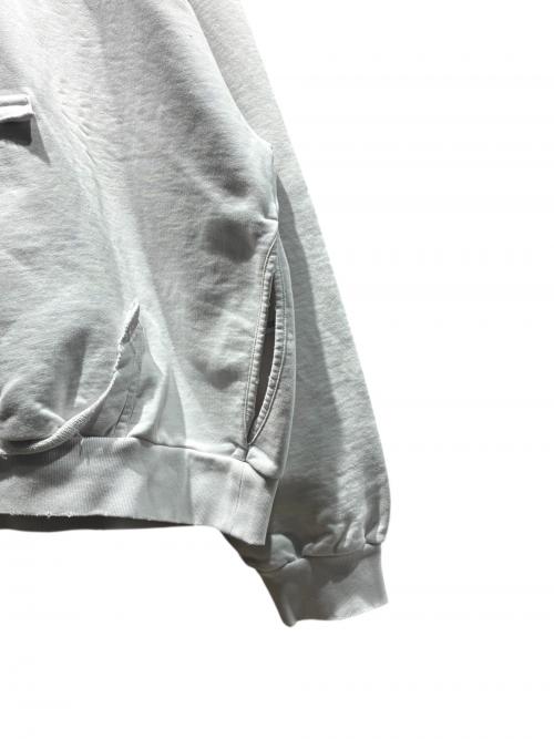 BALENCIAGA（バレンシアガ）BALENCIAGA (バレンシアガ) Tape Typeプルオーバーフーディ/744441 TOVB1 ホワイト サイズ:XSの古着・服飾アイテム