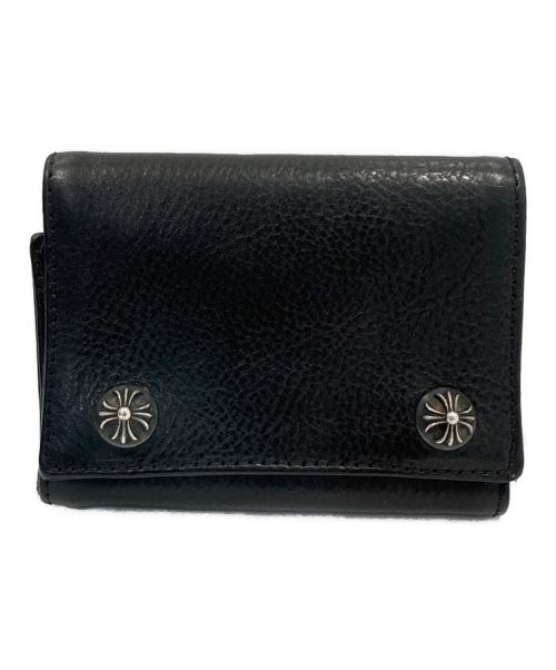 CHROME（クローム）CHROME (クローム) 3FOLD WALLET(スリーフォールドウォレット)/オーダー品/三つ折り財布/レザーウォレット ブラック サイズ:-の古着・服飾アイテム