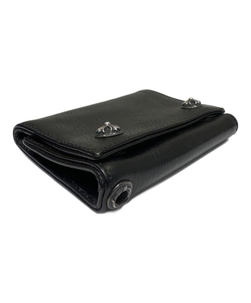 CHROME（クローム）CHROME (クローム) 3FOLD WALLET(スリーフォールドウォレット)/オーダー品/三つ折り財布/レザーウォレット ブラック サイズ:-の古着・服飾アイテム