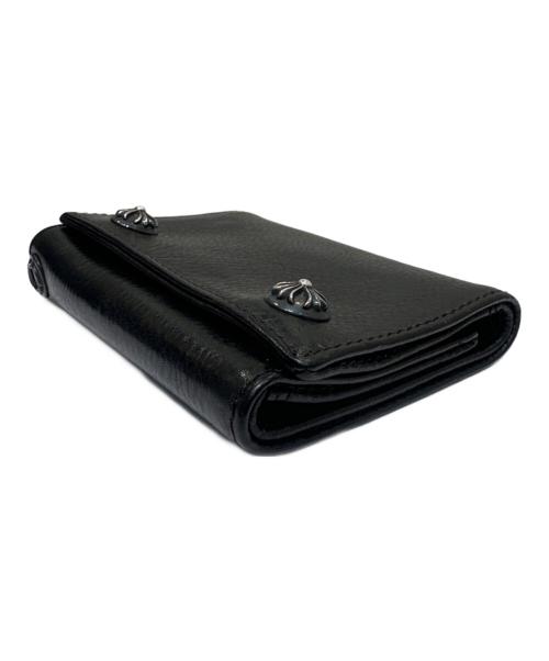 CHROME（クローム）CHROME (クローム) 3FOLD WALLET(スリーフォールドウォレット)/オーダー品/三つ折り財布/レザーウォレット ブラック サイズ:-の古着・服飾アイテム