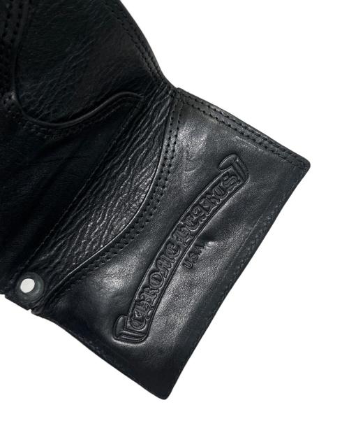CHROME（クローム）CHROME (クローム) 3FOLD WALLET(スリーフォールドウォレット)/オーダー品/三つ折り財布/レザーウォレット ブラック サイズ:-の古着・服飾アイテム