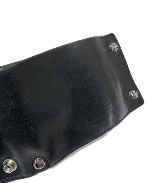 CHROME HEARTS（クロムハーツ）CHROME HEARTS (クロムハーツ) 3FOLD WALLET(スリーフォールドウォレット)/三つ折り財布/レザーウォレット ブラック サイズ:-の古着・服飾アイテム