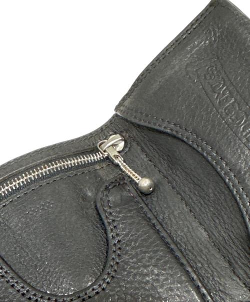 CHROME HEARTS（クロムハーツ）CHROME HEARTS (クロムハーツ) 3FOLD WALLET(スリーフォールドウォレット)/三つ折り財布/レザーウォレット ブラック サイズ:-の古着・服飾アイテム