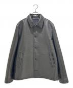 PRADAプラダ）の古着「ナッパレザーキャバンジャケット UPS683SOOO173A」｜ブラック