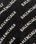 中古・古着 BALENCIAGA (バレンシアガ) オールオーバーロゴニット ブラック サイズ:S：65000円