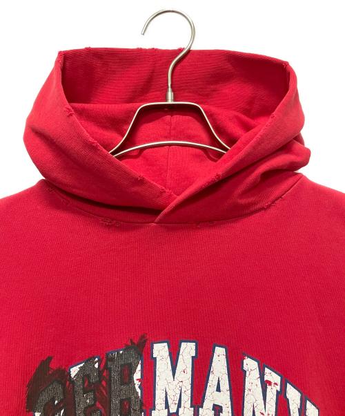 BALENCIAGA（バレンシアガ）BALENCIAGA (バレンシアガ) パーカー レッド サイズ:1の古着・服飾アイテム