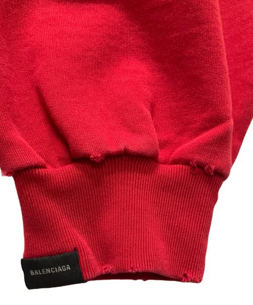 BALENCIAGA（バレンシアガ）BALENCIAGA (バレンシアガ) パーカー レッド サイズ:1の古着・服飾アイテム