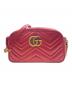 GUCCI（グッチ）の古着「チェーンショルダーバッグ」｜レッド