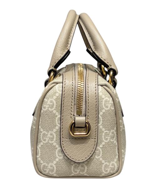 GUCCI（グッチ）GUCCI (グッチ) 〔オフィディア〕ミニ ボストンバッグ ベージュの古着・服飾アイテム