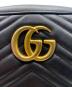 中古・古着 GUCCI (グッチ) GGマーモント スモール カメラバッグ ブラック：170000円
