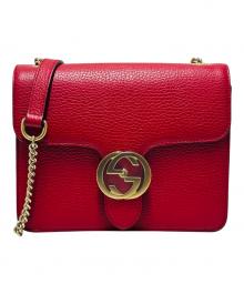 GUCCI（グッチ）の古着「GUCCI/インターロッキングチェーンショルダーバッグ/510304/GUCCIロゴ」