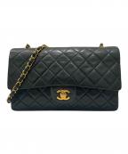 CHANELシャネル）の古着「マトラッセ25/チェーンショルダーバッグ」｜ブラック