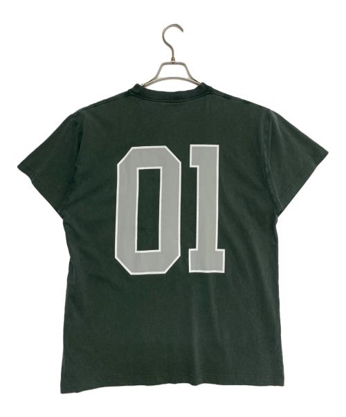 BALENCIAGA（バレンシアガ）BALENCIAGA (バレンシアガ) バスケットボールゲームロゴTシャツ グリーン サイズ:XSの古着・服飾アイテム