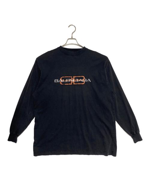 BALENCIAGA（バレンシアガ）BALENCIAGA (バレンシアガ) L/s Large Fit T-shirt ブラック サイズ:XSの古着・服飾アイテム