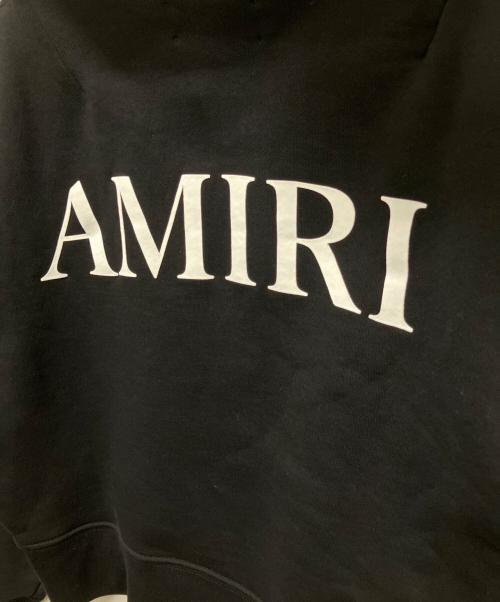 AMIRI（アミリ）AMIRI (アミリ) ロゴプリントプルオーバーパーカー/パーカー ブラック ブラック サイズ:XSの古着・服飾アイテム