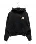 AMIRI（アミリ）の古着「ロゴプリントプルオーバーパーカー/パーカー ブラック」｜ブラック