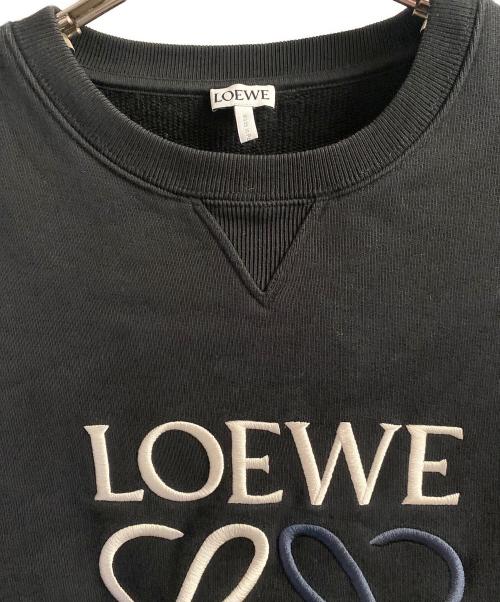 LOEWE（ロエベ）LOEWE (ロエベ) アナグラムロゴスウェット ブラック サイズ:Sの古着・服飾アイテム