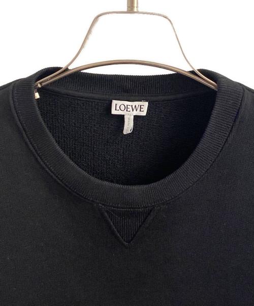 LOEWE（ロエベ）LOEWE (ロエベ) アナグラムロゴスウェット ブラック サイズ:Sの古着・服飾アイテム