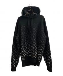 LOUIS VUITTON（ルイ ヴィトン）の古着「グラディエントモノグラムパーカー」｜ブラック