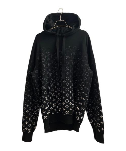 LOUIS VUITTON（ルイ ヴィトン）LOUIS VUITTON (ルイ ヴィトン) グラディエントモノグラムパーカー ブラック サイズ:Ｌの古着・服飾アイテム