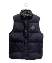 CANADA GOOSE（カナダグース）の古着「ガーソンベストウール/4151M1」｜ネイビー